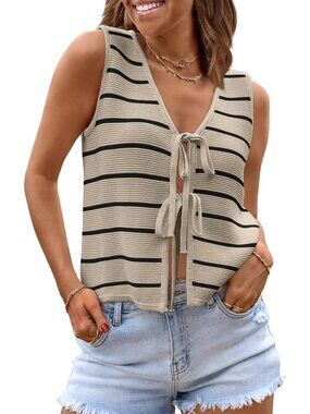Women's Apricot black Summer Beach Vacation Spring Outfits Cute Trendy Sweater